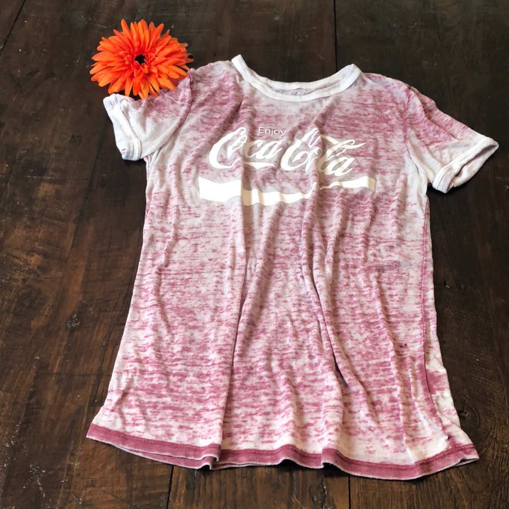 Girls/Youth Coca-Cola shear T-shirt.